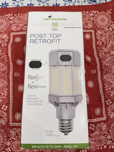 Light efficient design post - light,