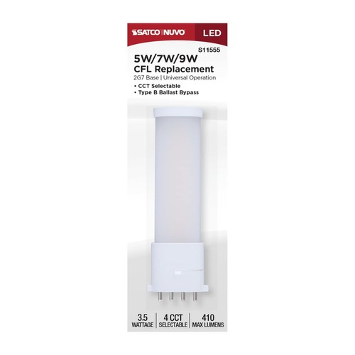 Satco s11555 5 watt - s11555, 2g7
