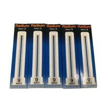 5 X RADIUM 9W DULUX S/E 2G7 9