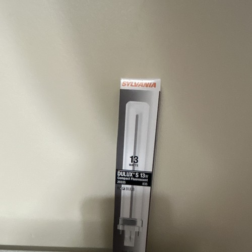 Sylvania dulux 13w - s, cfl